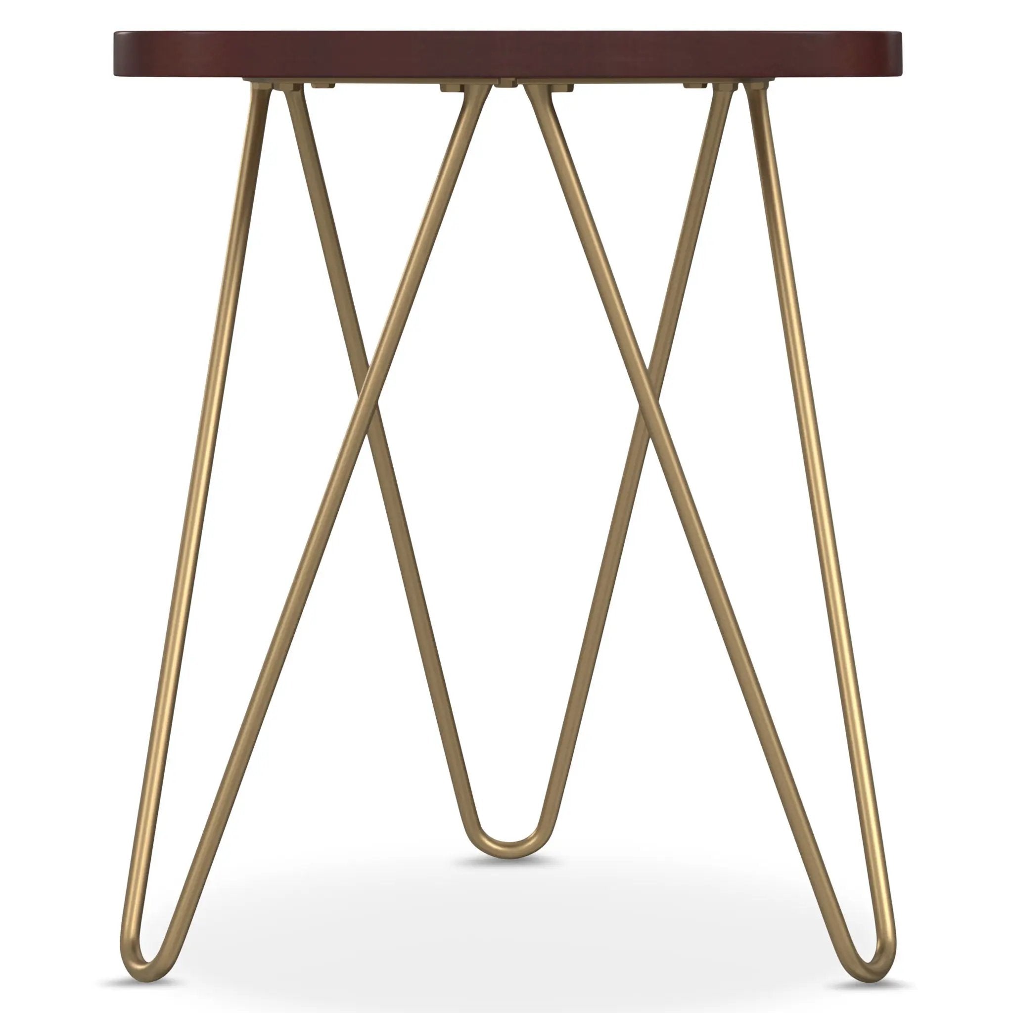 Patrice - Handcrafted Metal And Wood Accent Table by HouseOfZazla
