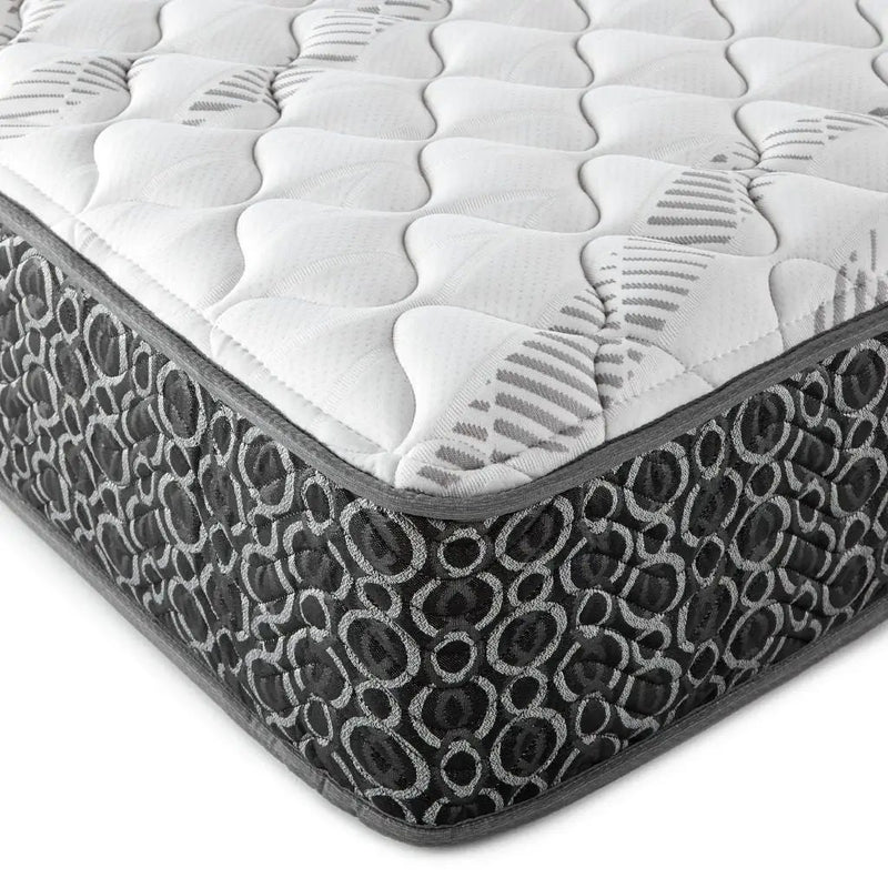 Hayes Queen Firm Tight Top Hybrid Mattress White by Unique Piece Furniture