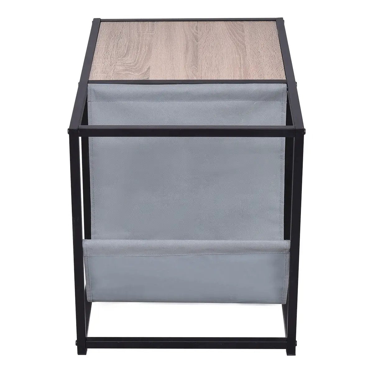 End Table Side Accent Metal Magazine Organizer by DirectDeals