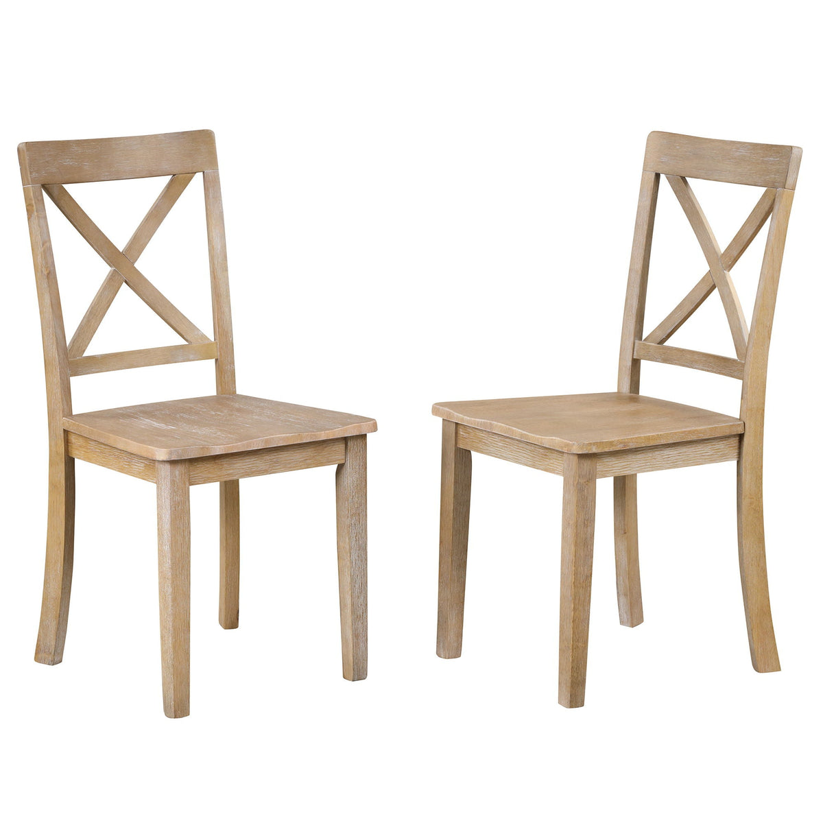 Modern Dining Table Set for 4 with Curved Back Chairs - Beige or Light Brown, photo 24 of 40