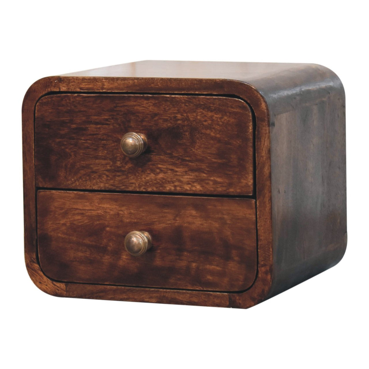 Solid Wood Mini Curved Nightstand, photo 4 of 10