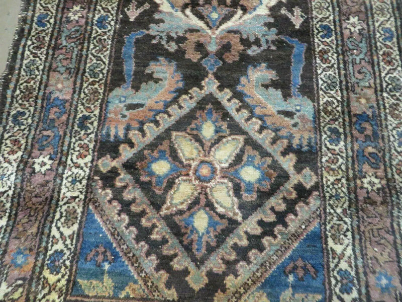3' X 6' Antique Handmade India Floral Oriental Wool Rug Veg Dyes Nice by Jewel Rugs