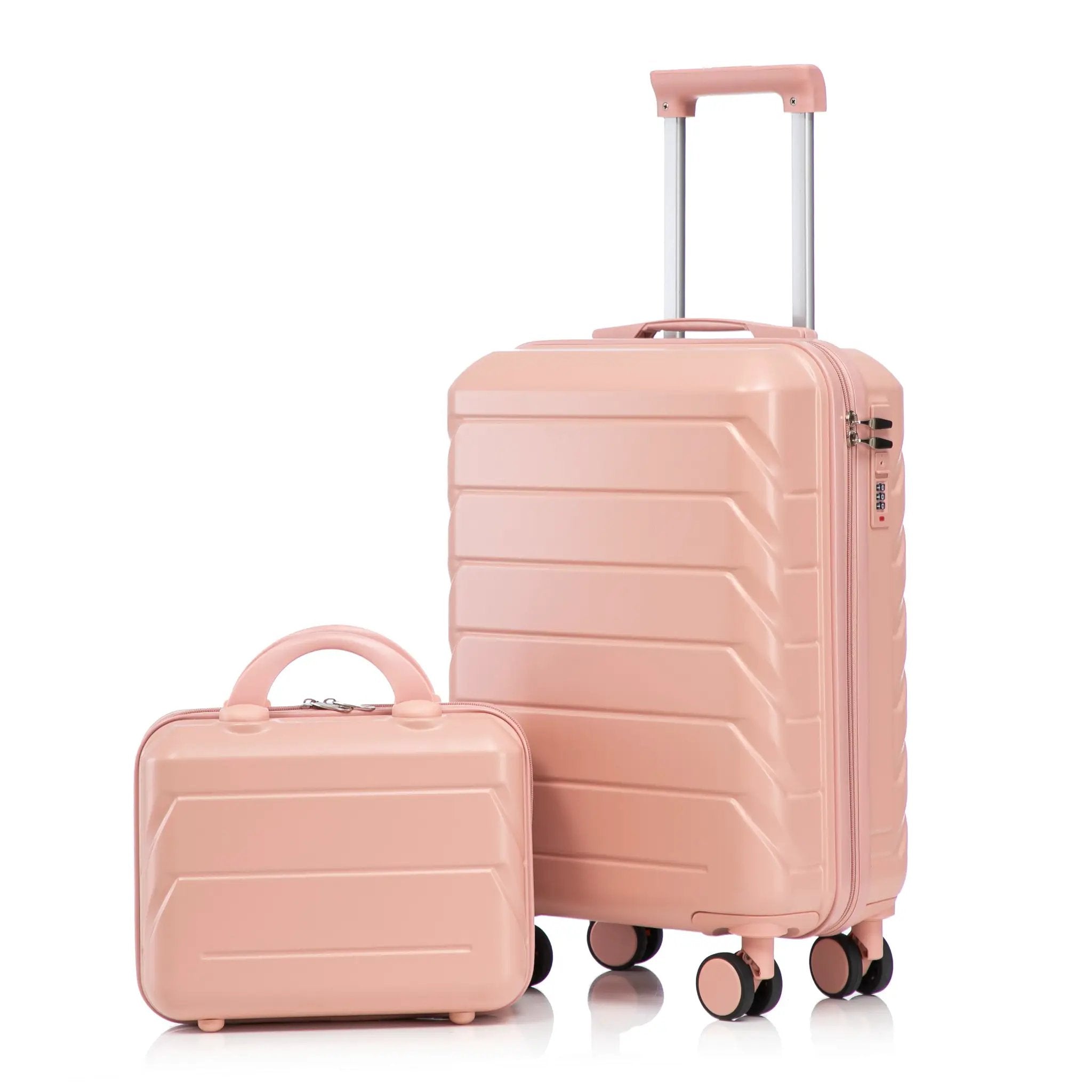2-Piece ABS Spinner Wheel Luggage Set with Combination Lock by HouseOfZazla