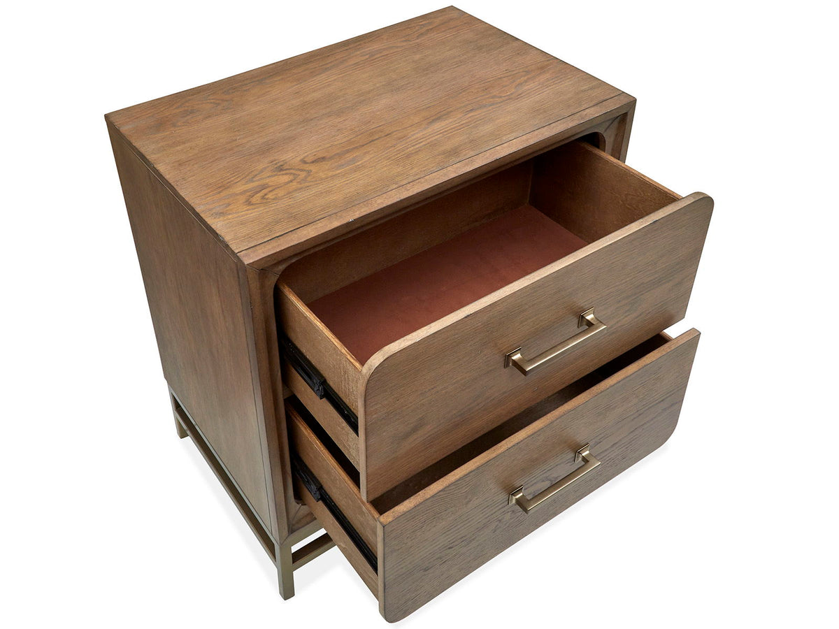 Lindon - Drawer Nightstand - Belgian Wheat, photo 6 of 7