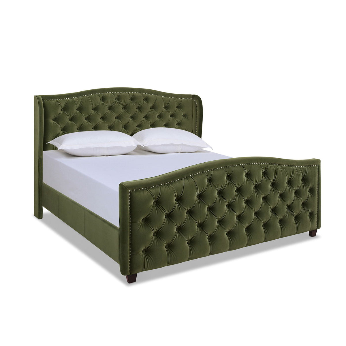 Marcella - Upholstered Shelter Headboard Bed, photo 27 of 35