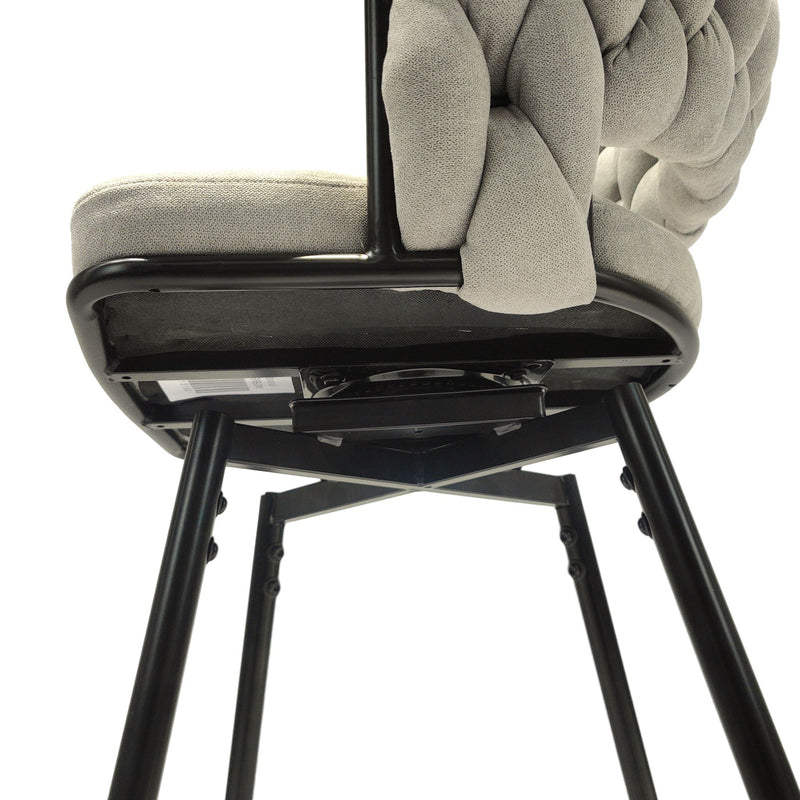 Bar Stool 360 Swivel With Back Footrest by HouseOfZazla