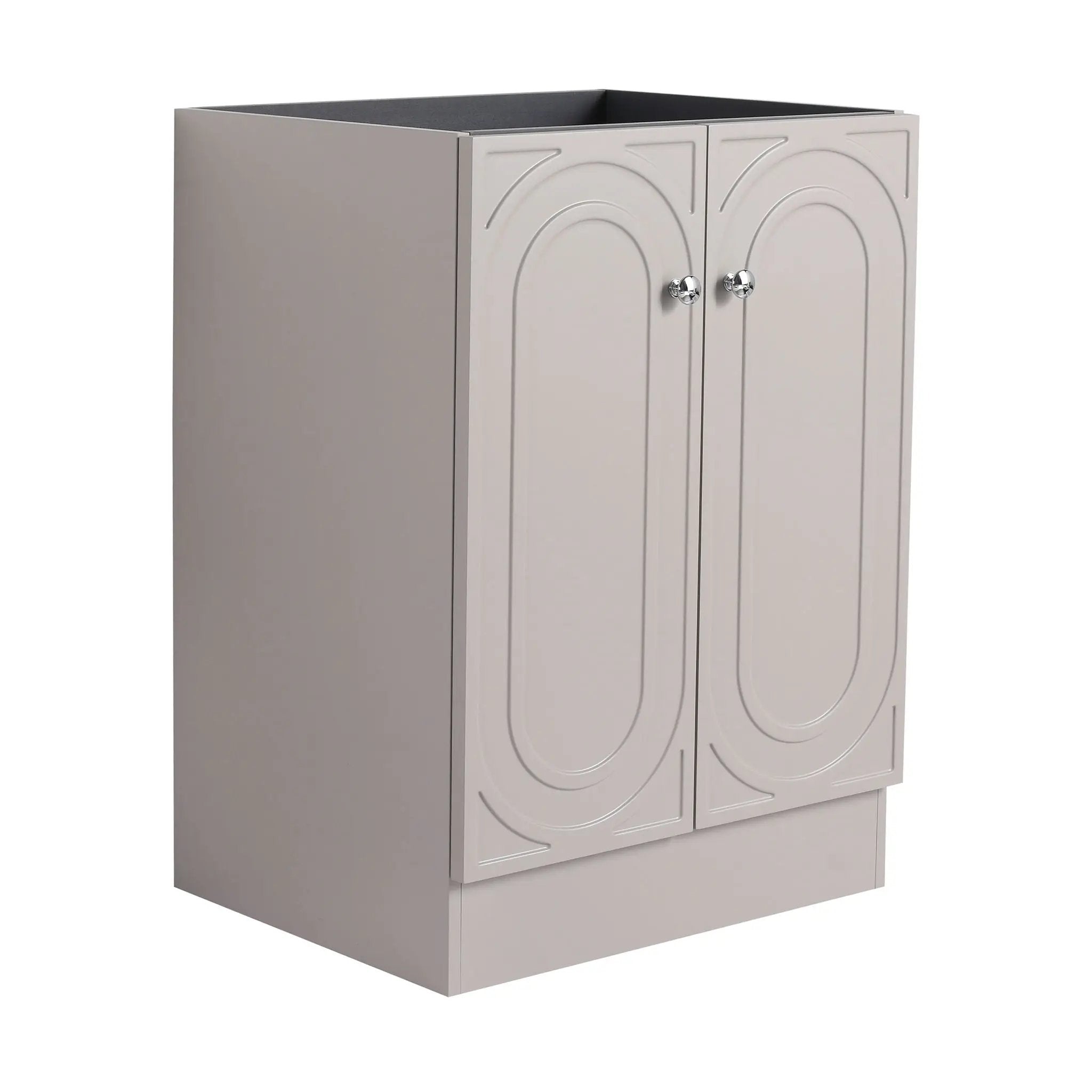 Modern Freestanding Bathroom Vanity With Soft Close Cabinet Doors by HouseOfZazla