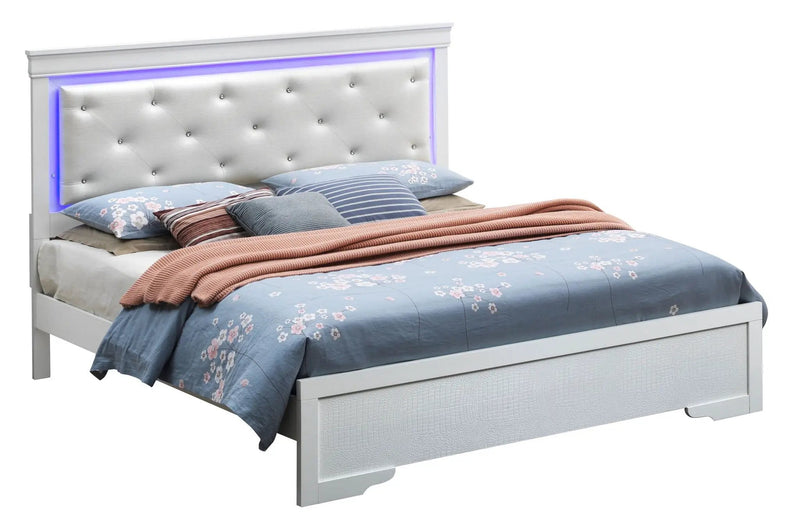 LED Elegant Bed by Unique Piece Furniture
