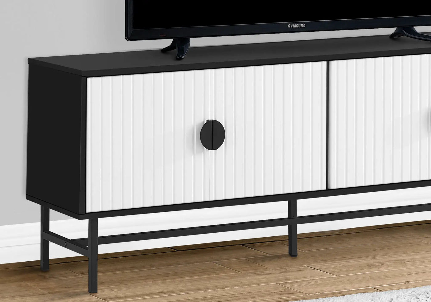 Contemporary TV Stand Console with Storage by HouseOfZazla