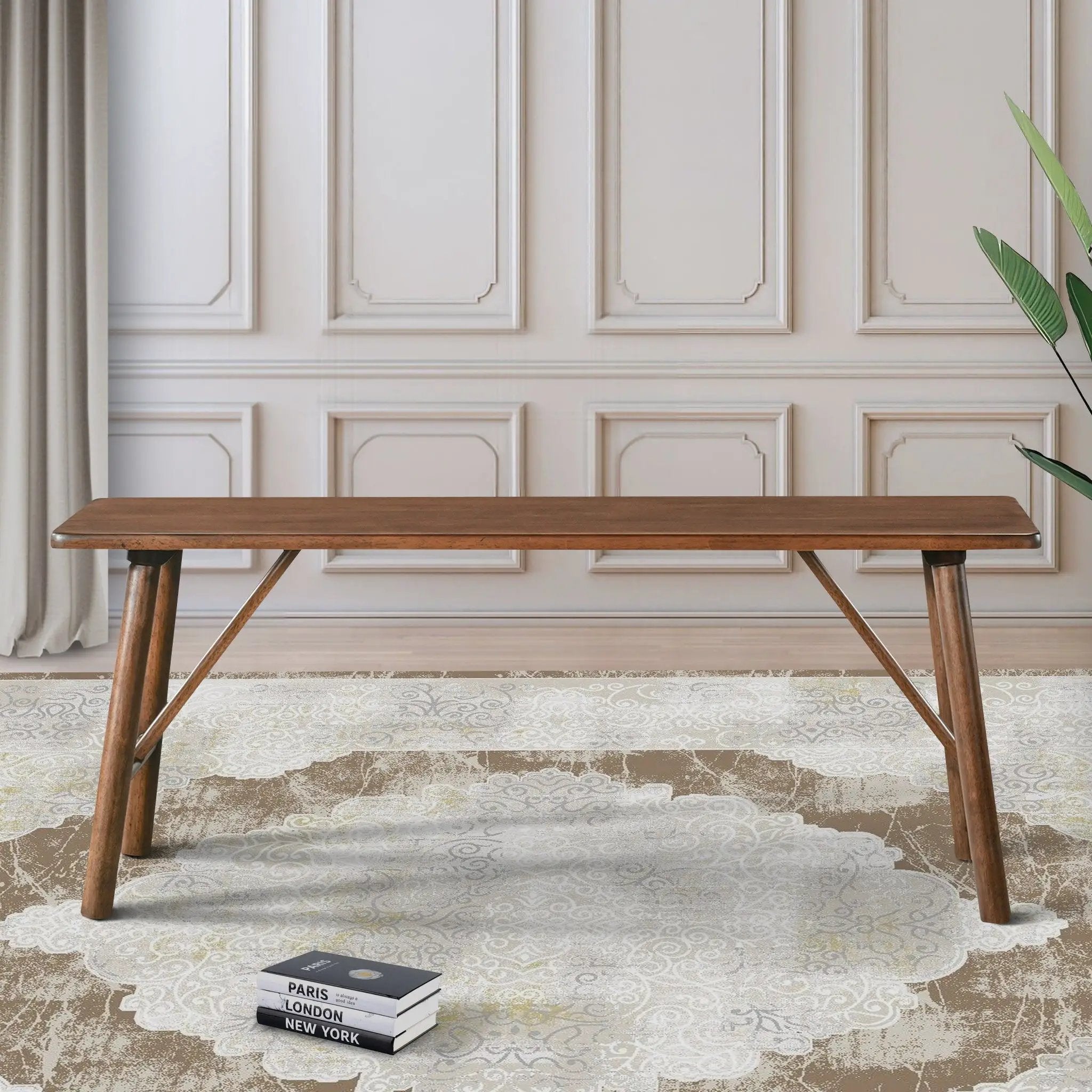 Molly - Bench - Walnut Brown by Unique Piece Furniture