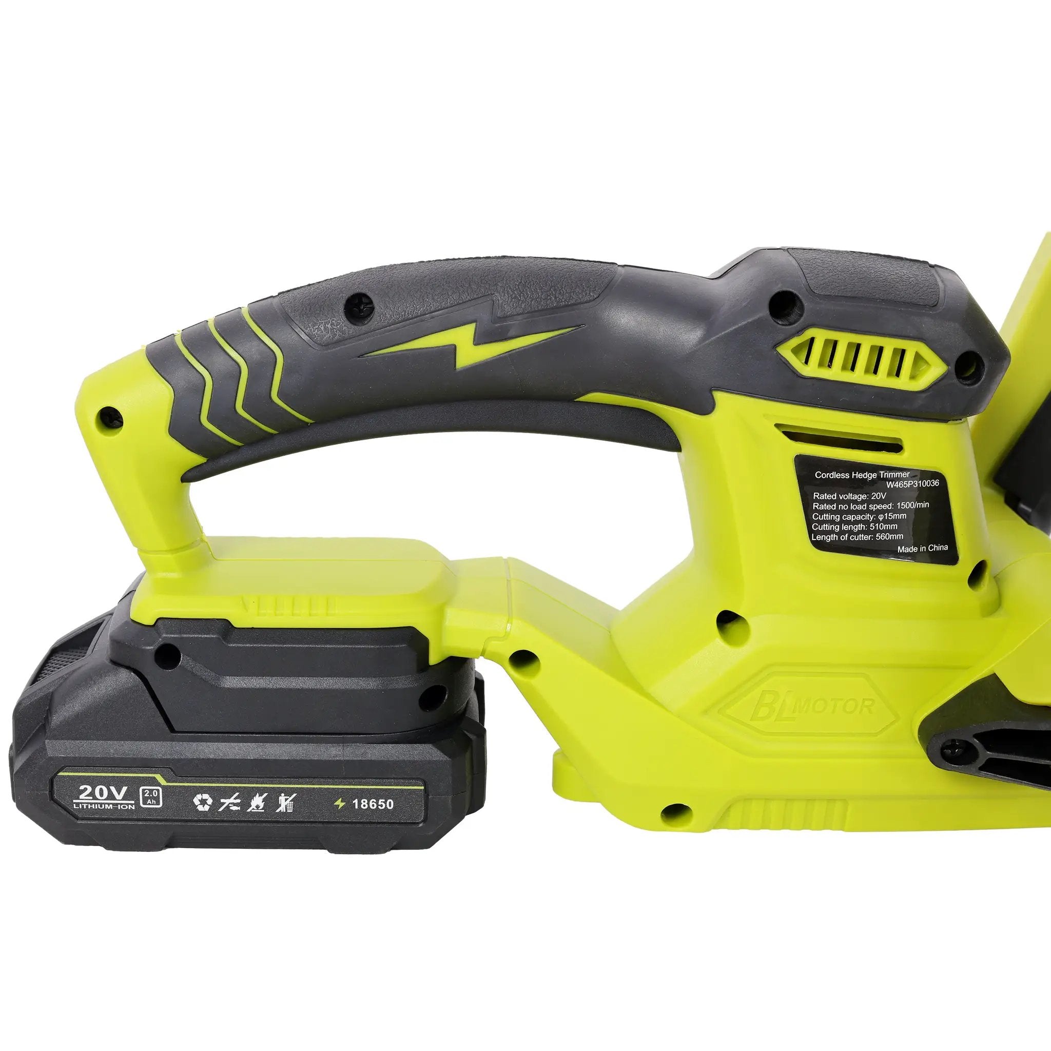 21V DC Hedge Trimmer with Battery and Seat Charger by HouseOfZazla