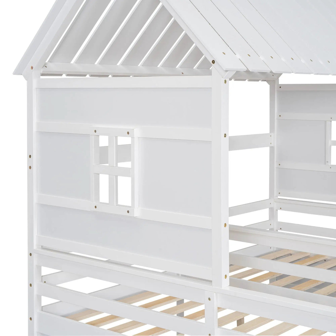 House Platform Beds With 2 Drawers, Side By Side Design by HouseOfZazla