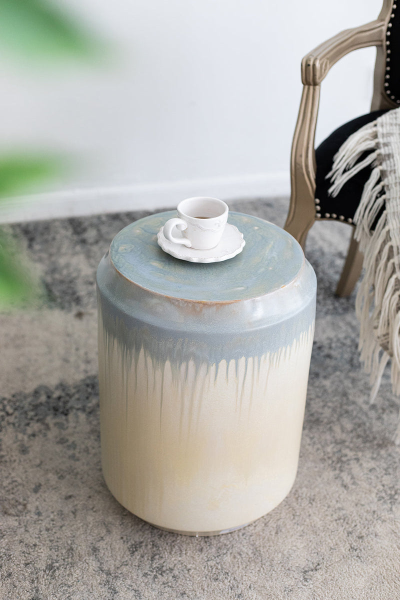 Florence Reactive Glaze Ceramic Garden Stool, photo 7 of 10