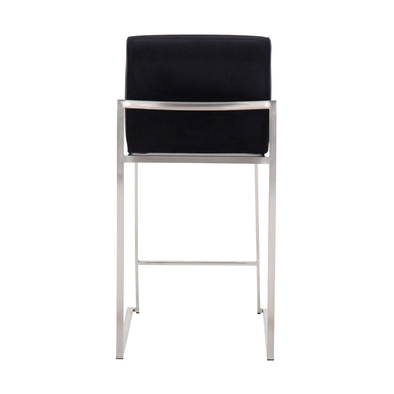 Fuji - Contemporary High Back Counter Stool, Functional Design by HouseOfZazla