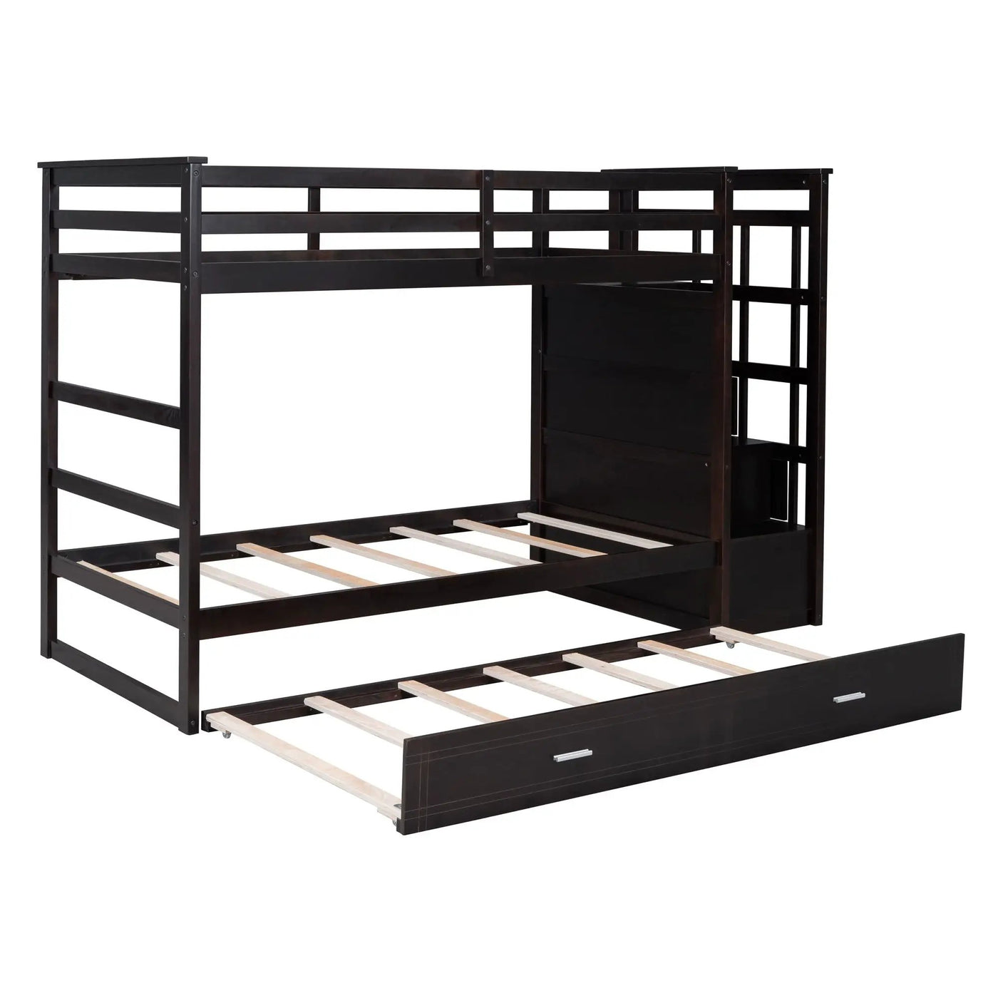 Bunk Bed With Trundle And Staircase by Unique Piece Furniture