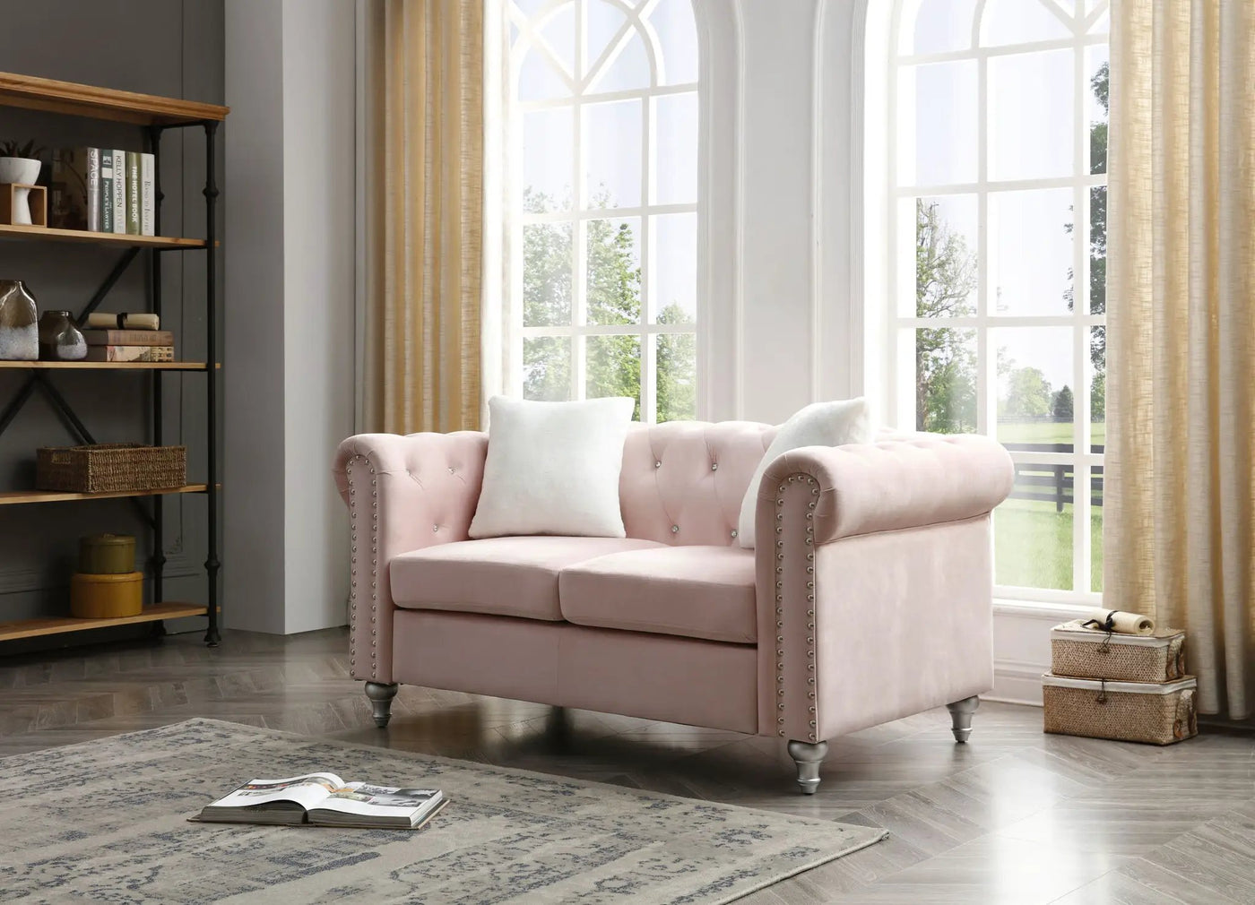 Stylish Contemporary Loveseat by HouseOfZazla