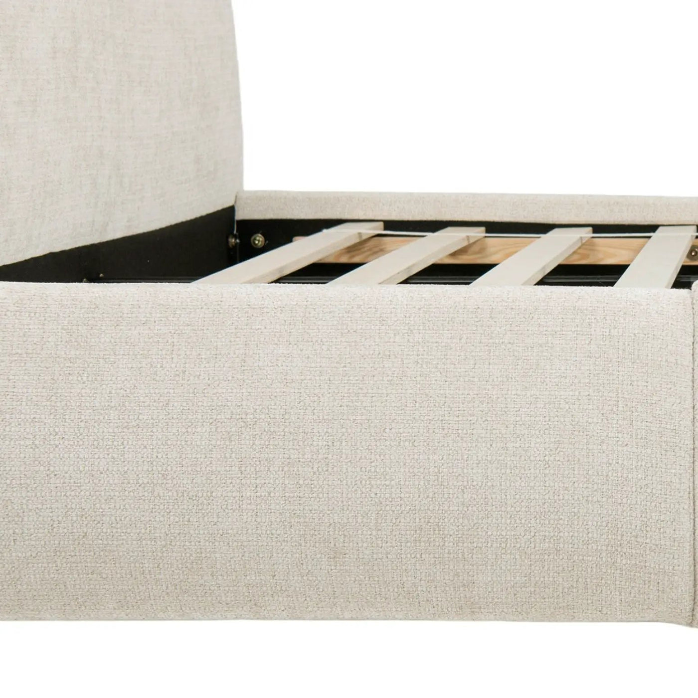 Archie Puffy Grounded - Upholstered Platform Bed by HouseOfZazla