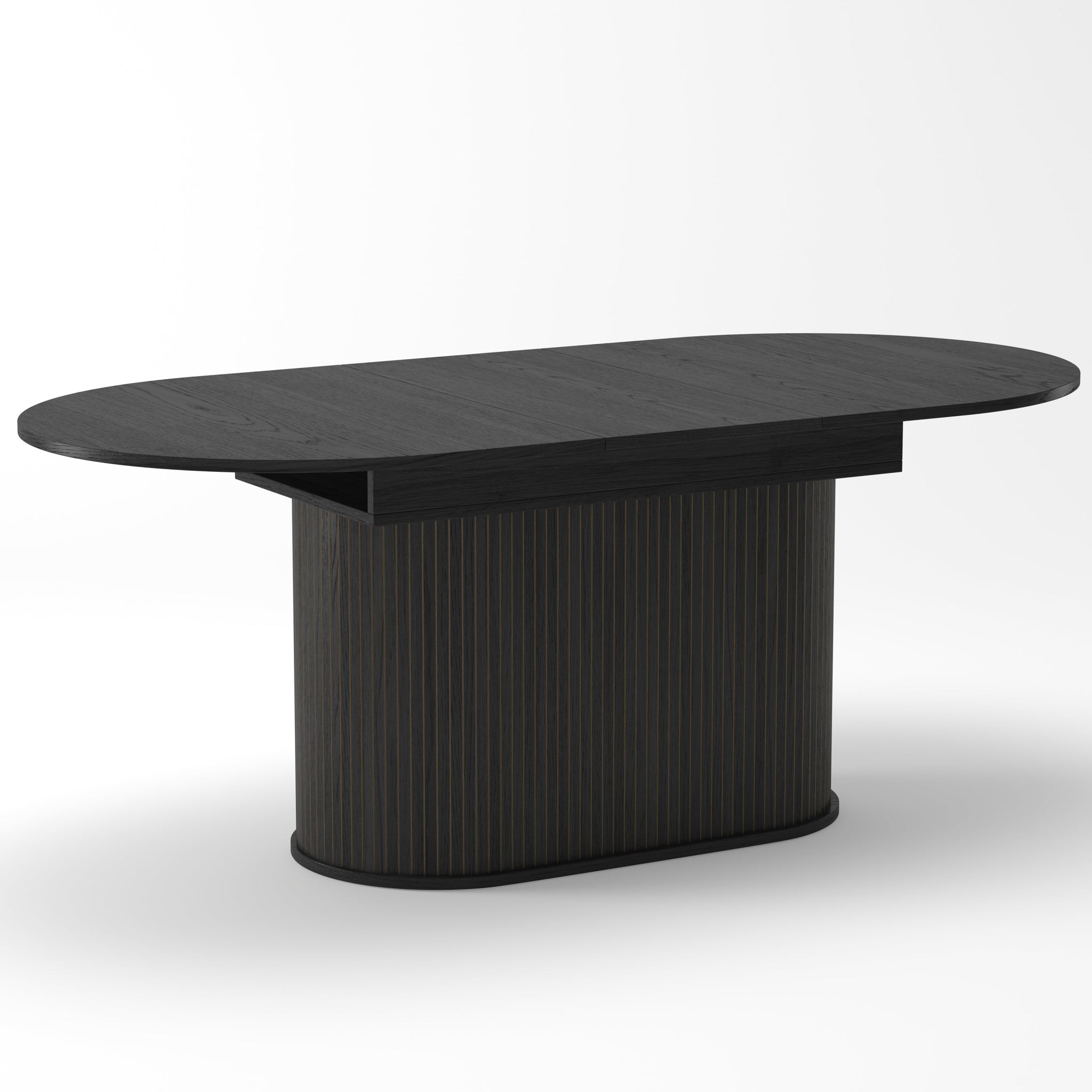 55.11'-70.86' Extendable Dining Table with Striped Legs by HouseOfZazla