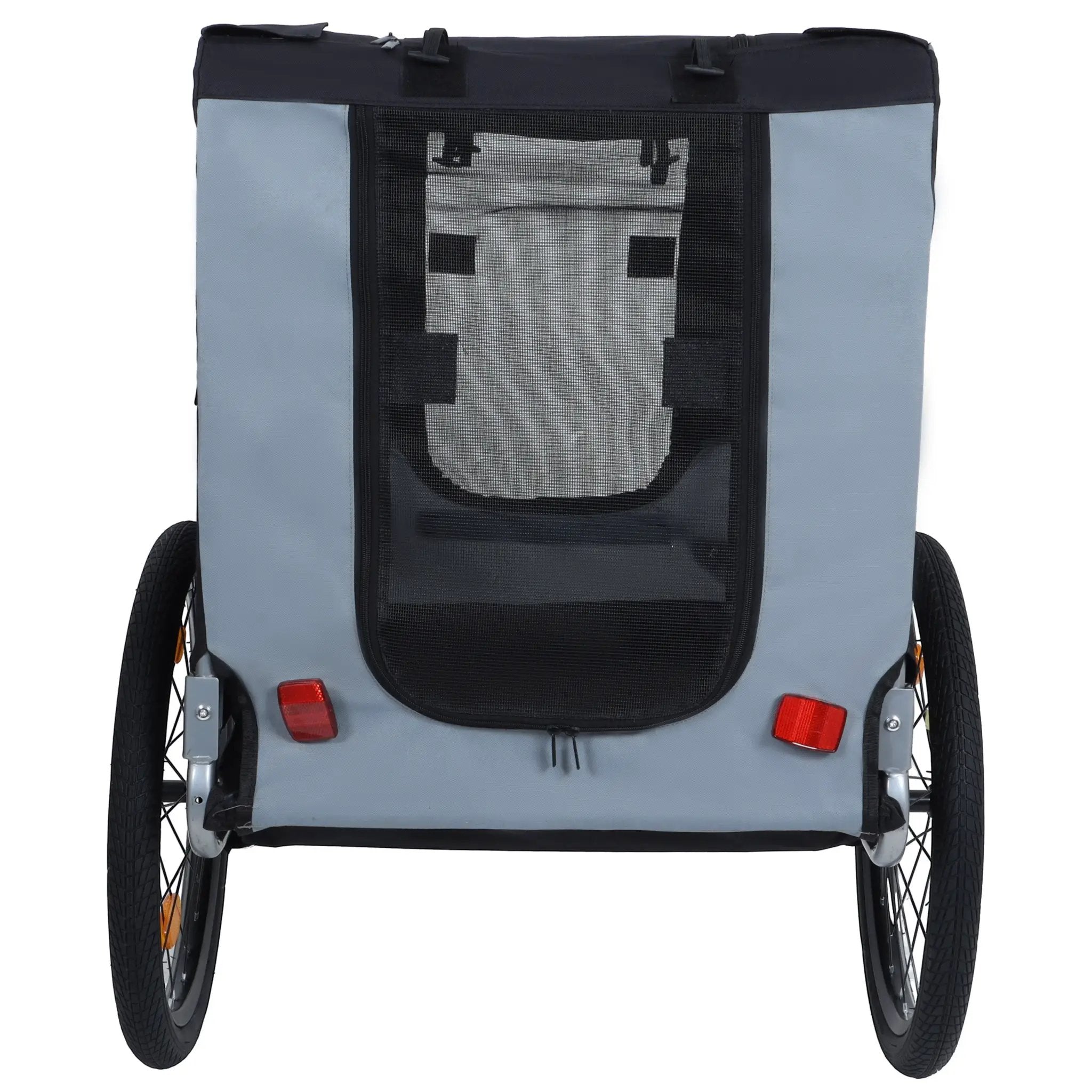Large Folding Bike Trailer for Dogs – 66LB Capacity All-Terrain Pet Carrier by HouseOfZazla