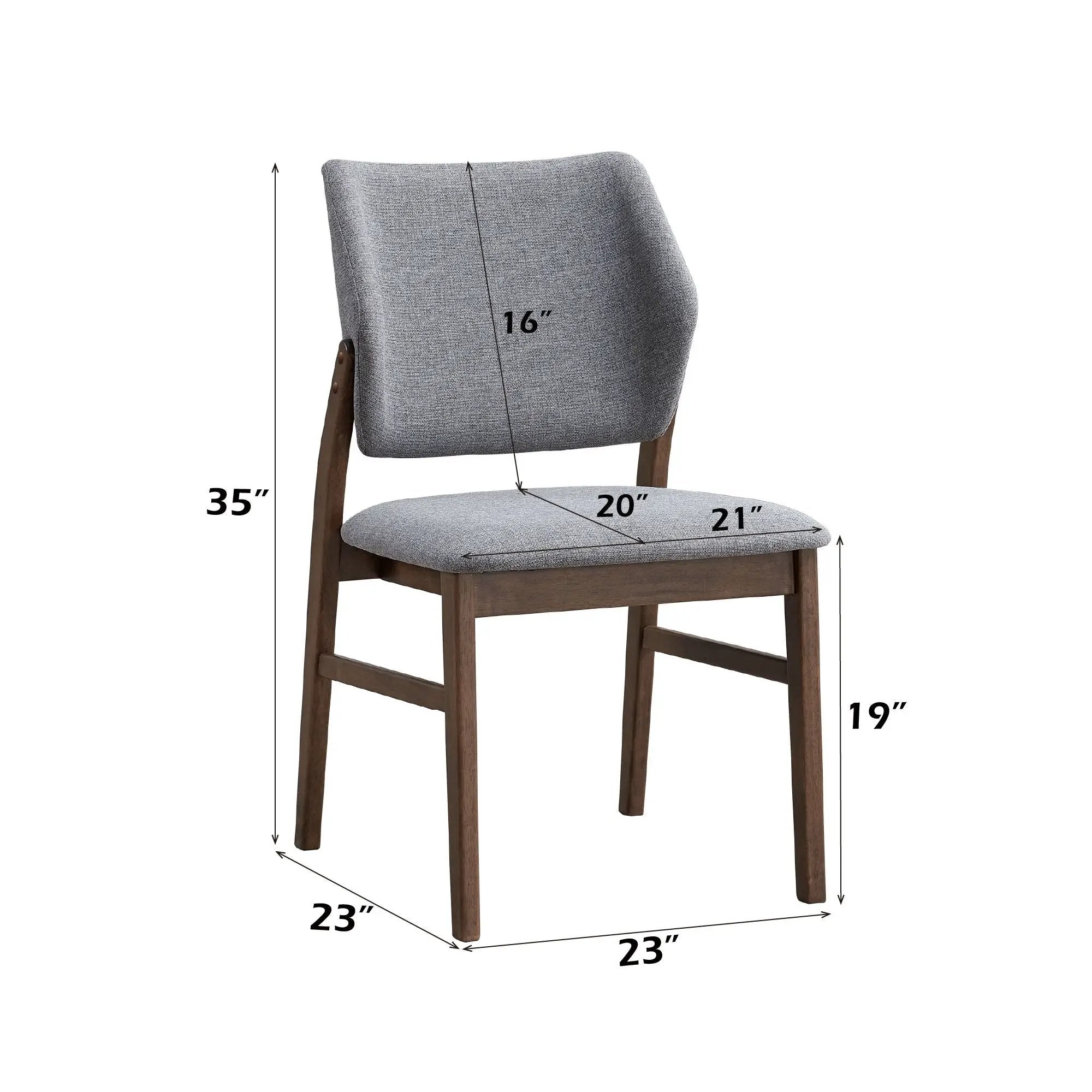 Sarha - Padded Seat Side Chair (Set of 2) by HouseOfZazla