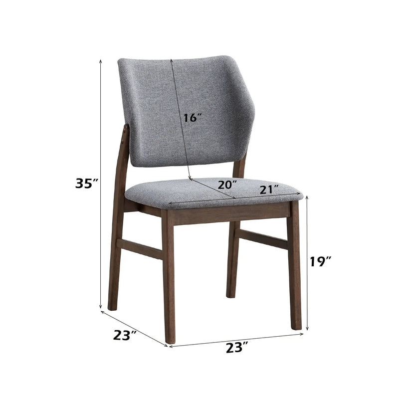 Sarha - Padded Seat Side Chair (Set of 2) by HouseOfZazla