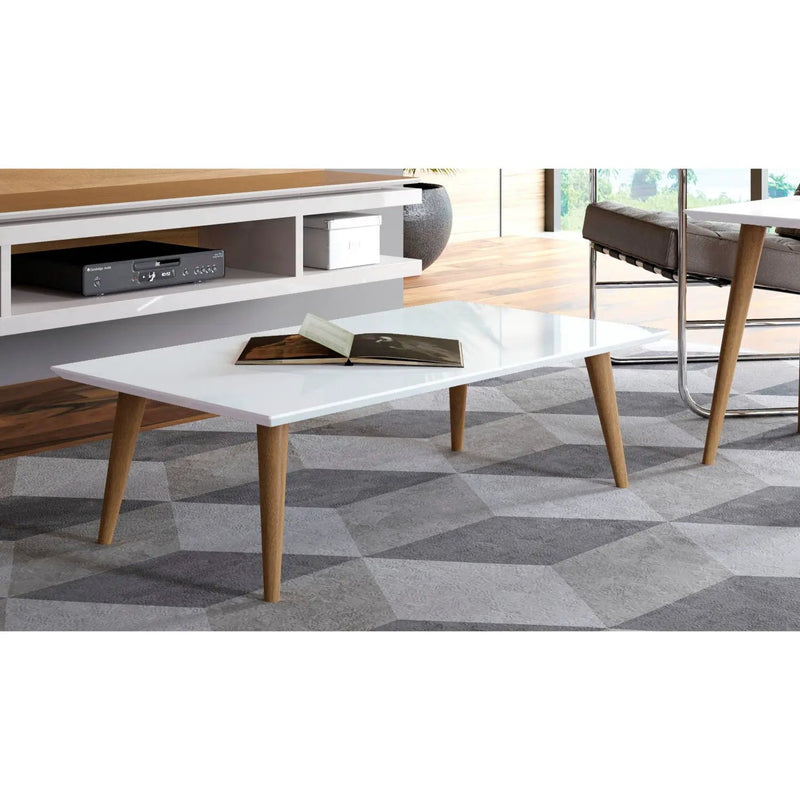 Utopia - Lacquered Coffee Table - White by HouseOfZazla