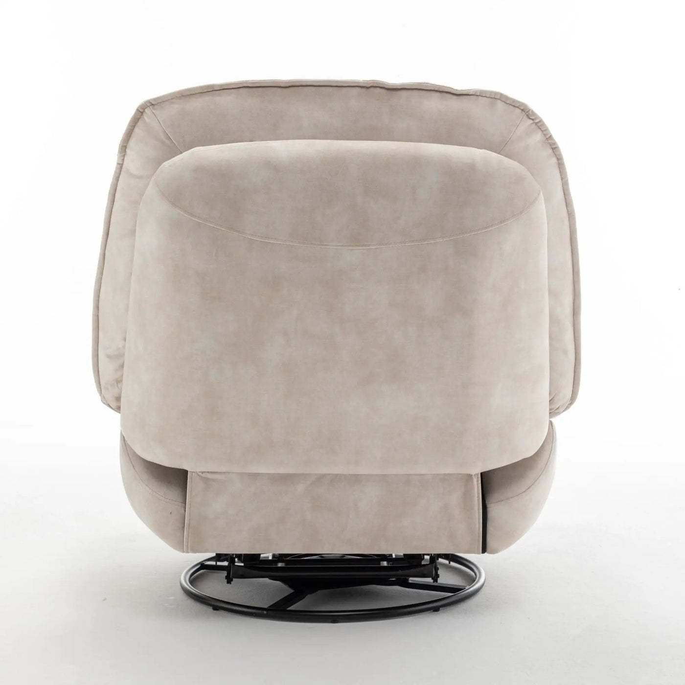 Modern Swivel Gliding Recliner Chair With Rocking Function And Phone Holder, Large Comfortable by HouseOfZazla