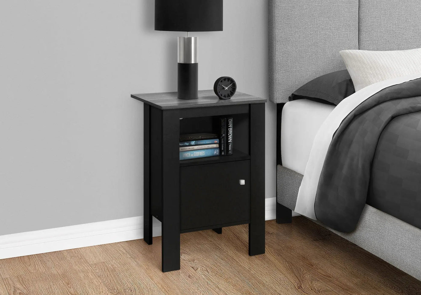 Accent Nightstands with Storage and Transitional Style by HouseOfZazla
