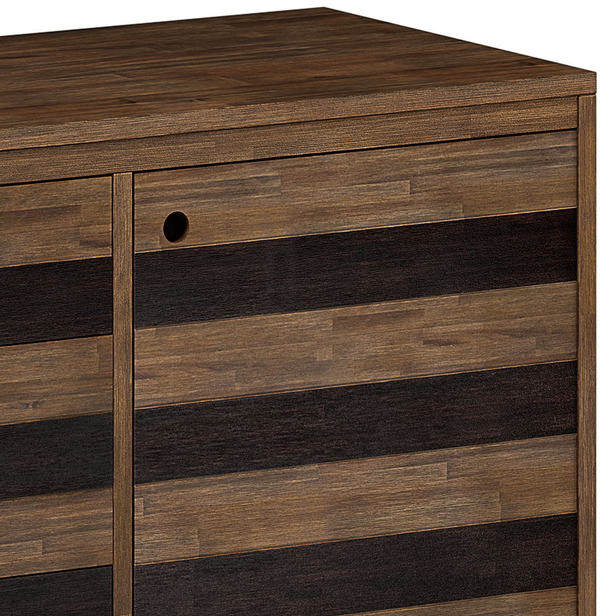 Clarkson - Sideboard Buffet - Rustic Natural Aged Brown by HouseOfZazla