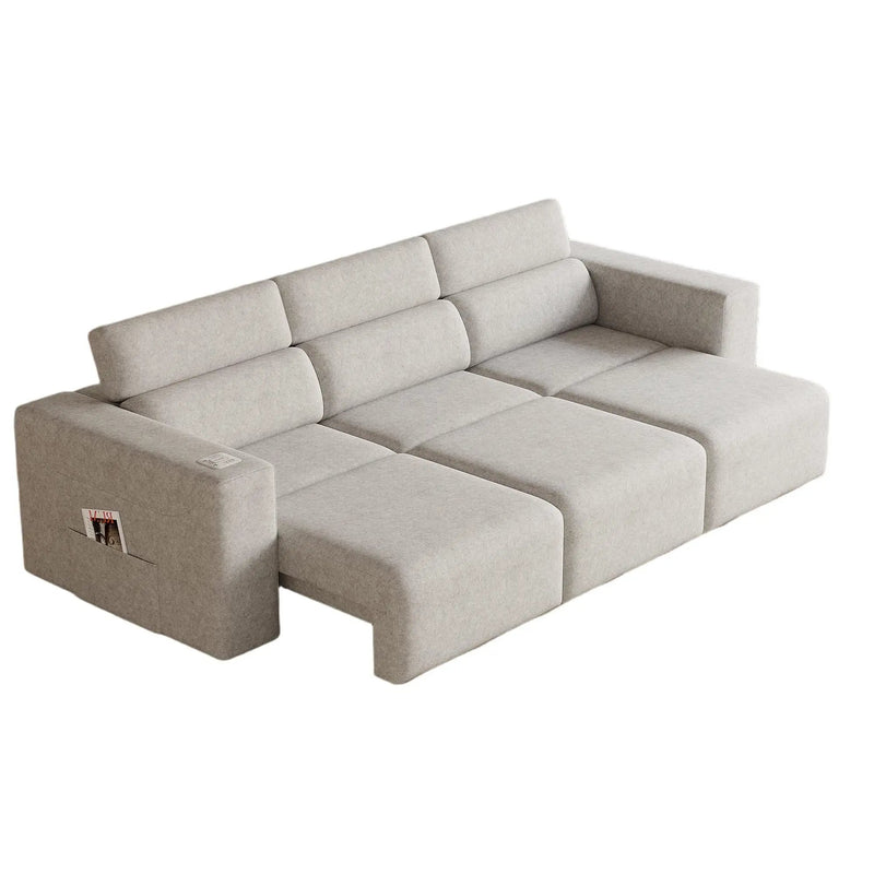 3 Seater Power Recliner Sofa With Wireless Charging And Remote Control by Unique Piece Furniture