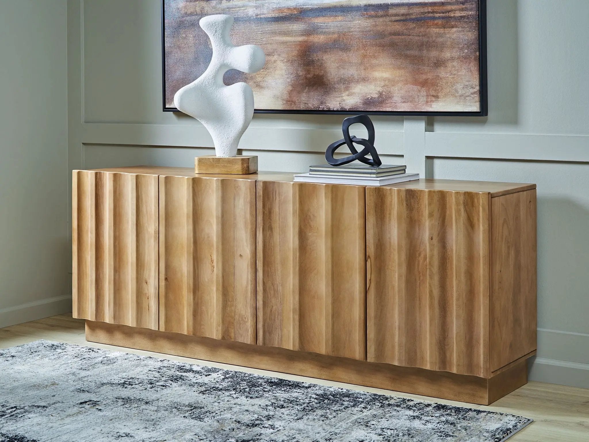 Timkins - Accent Cabinet - White Washed by Unique Piece Furniture