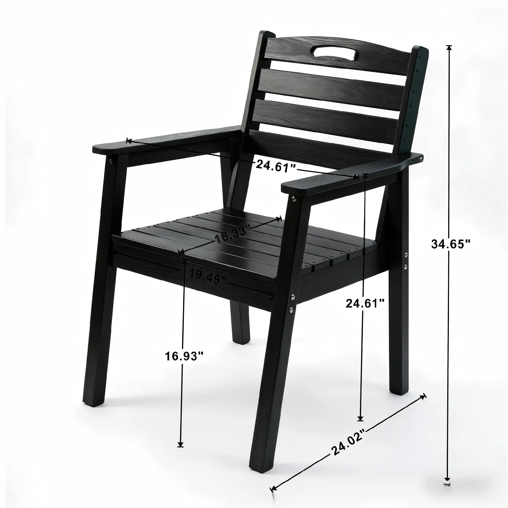 HDPE Outdoor Patio Dining Set with 6 Chairs by HouseOfZazla