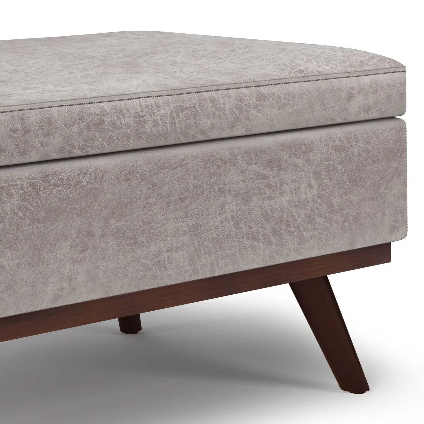 Owen - Lift Top Large Coffee Table Storage Ottoman, Mid Century Style by Unique Piece Furniture