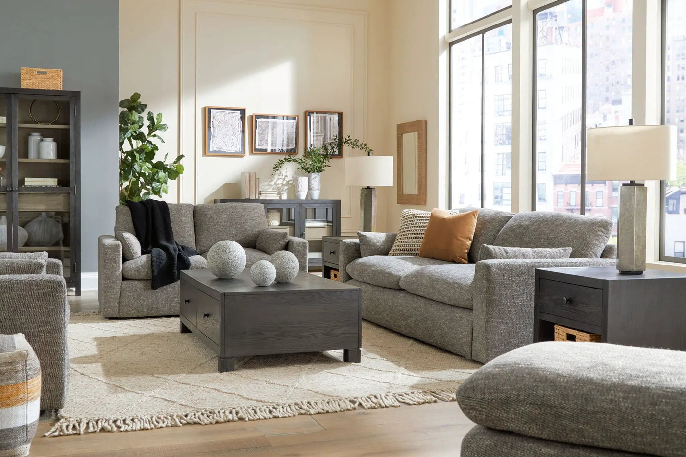 Dramatic - Living Room Set by Unique Piece Furniture