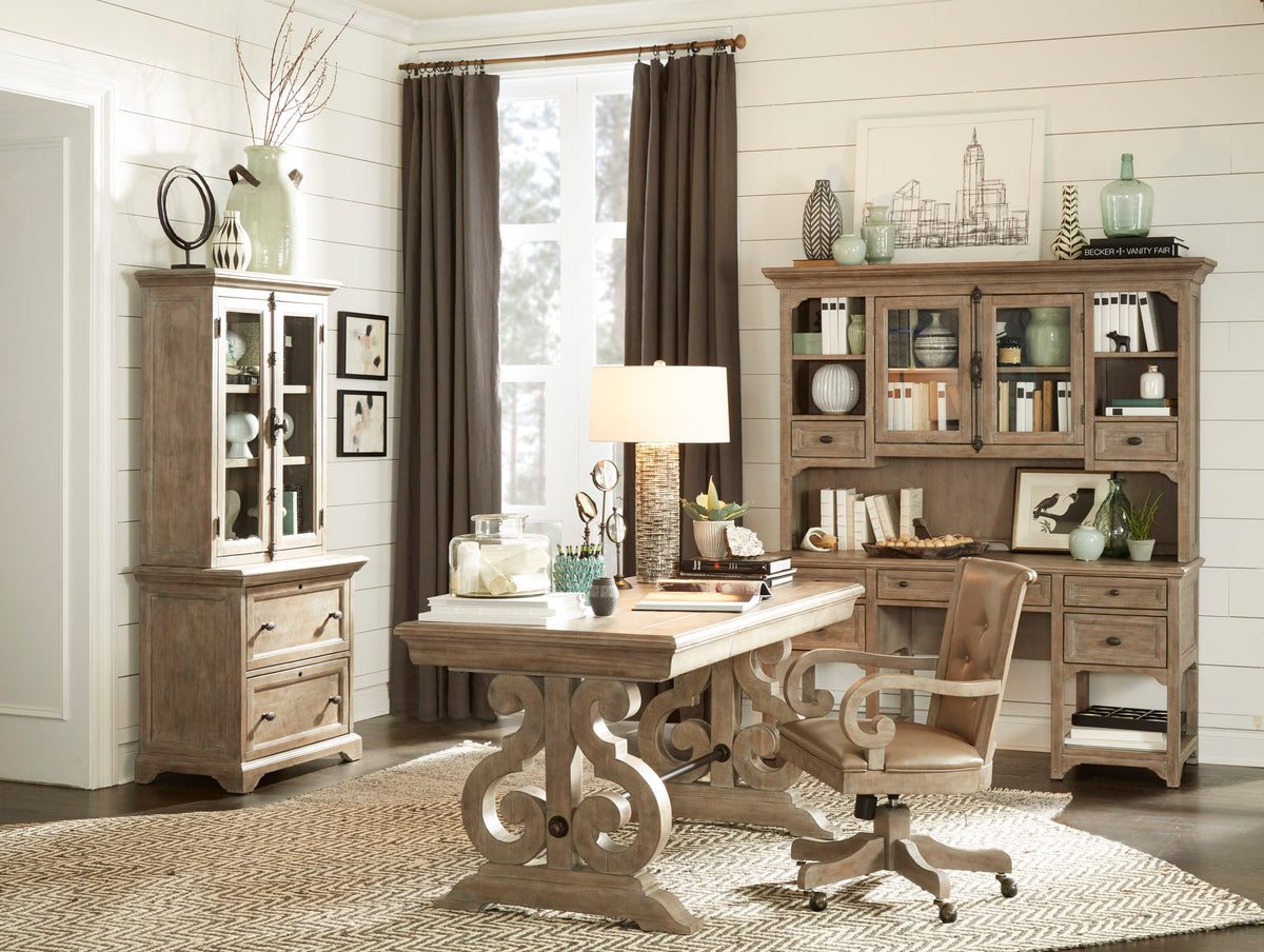 Tinley Park - Fully Upholstered Swivel Chair - Dove Tail Gray, photo 7 of 7