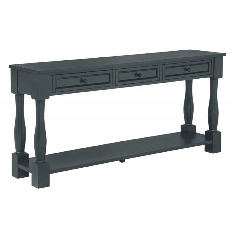 Long Console Table With Drawers And Shelf by Unique Piece Furniture