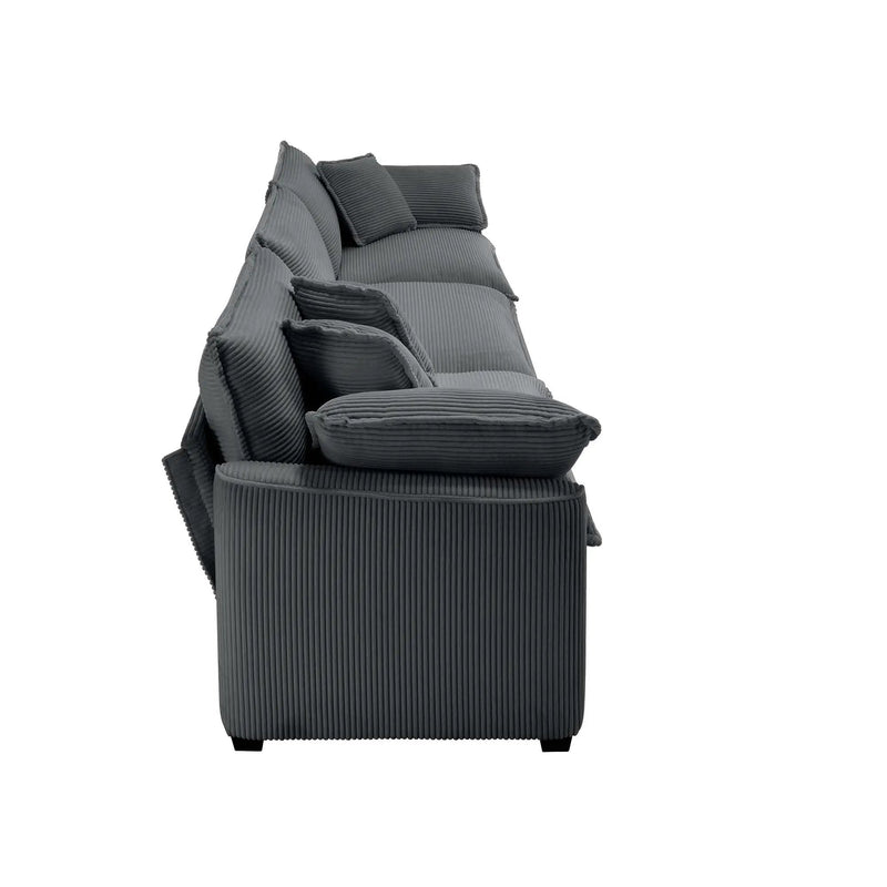 Elegant Oversized Sectional Sofa Set With Deep Seats And Flexible Layout by Unique Piece Furniture