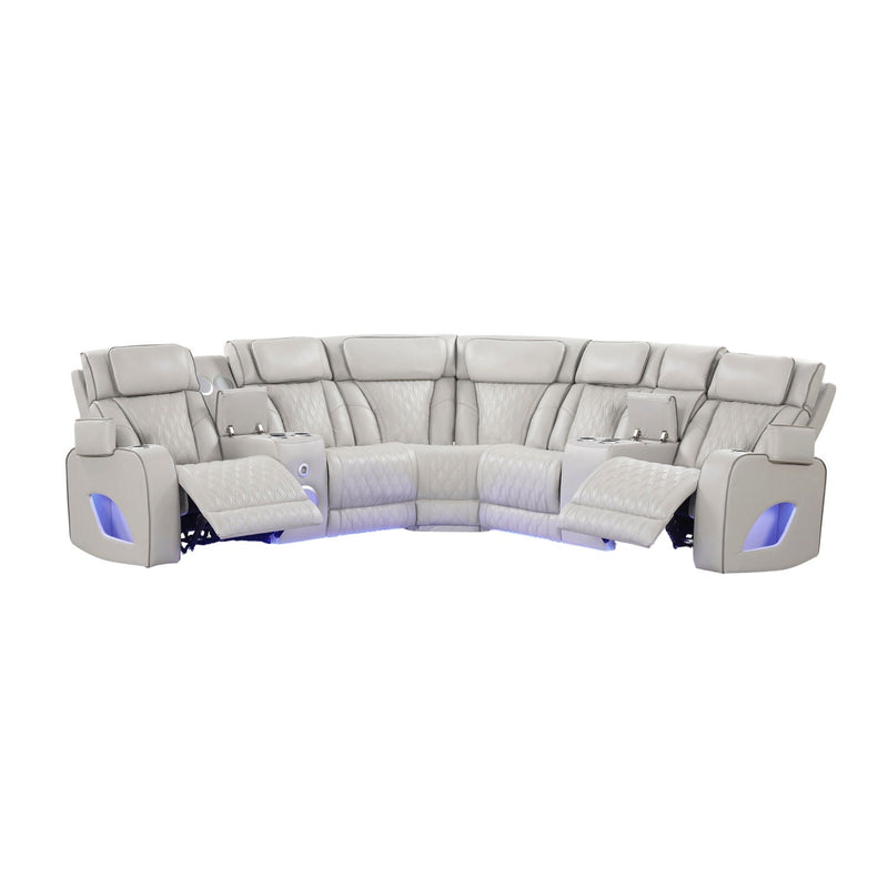 Fortuner - Power Recliner Sectional Sofa by HouseOfZazla