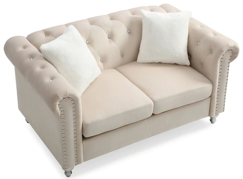 Stylish Contemporary Loveseat by Unique Piece Furniture