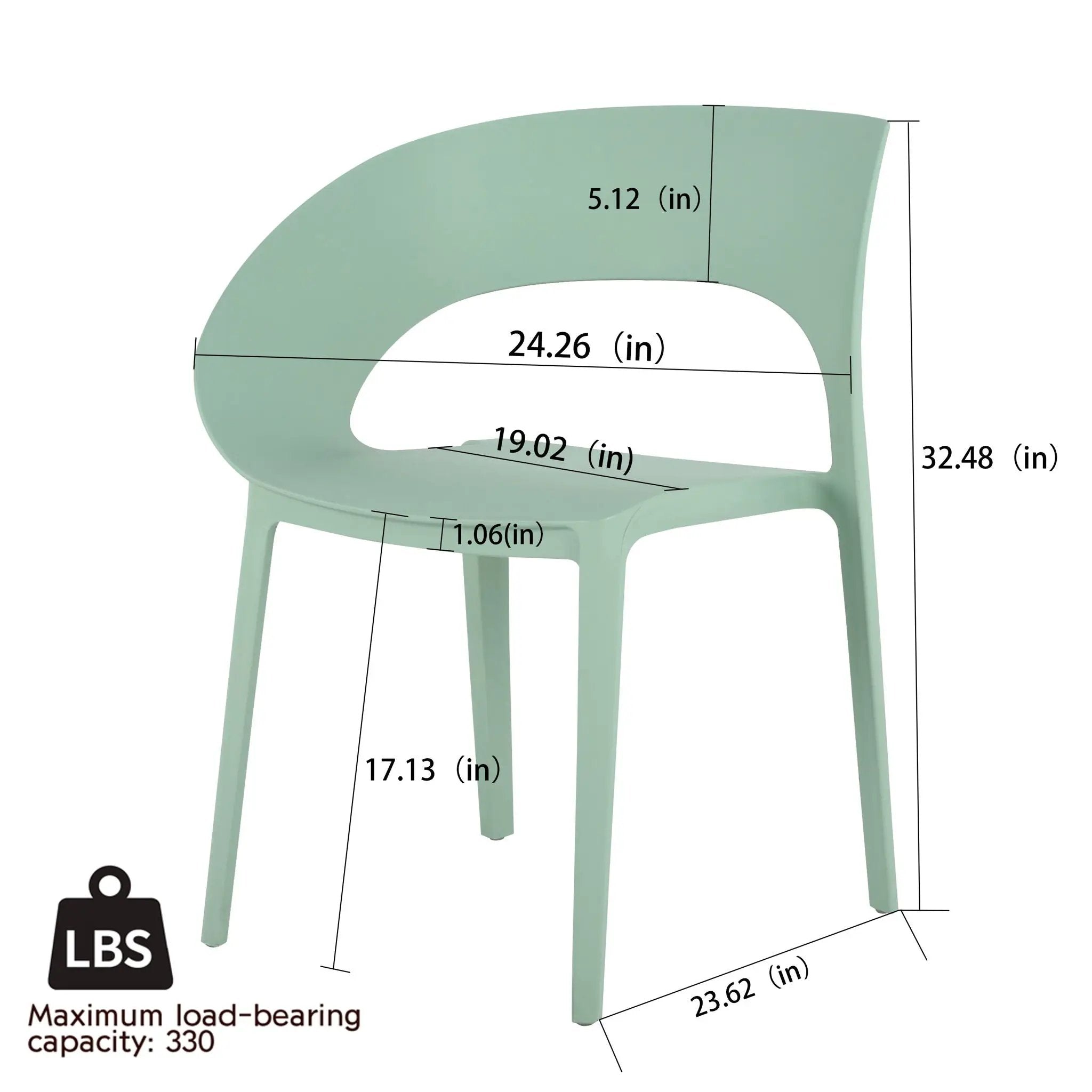 4 Piece Set Of Modern Designed Single Chairs With Long Table by HouseOfZazla