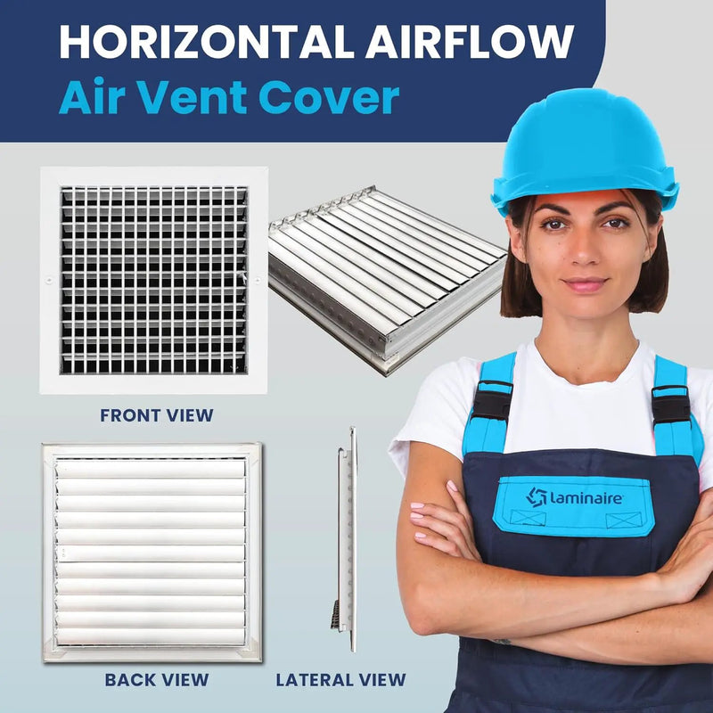 AC Register Vent Cover 12X12 inch - Box of 10 by HouseOfZazla