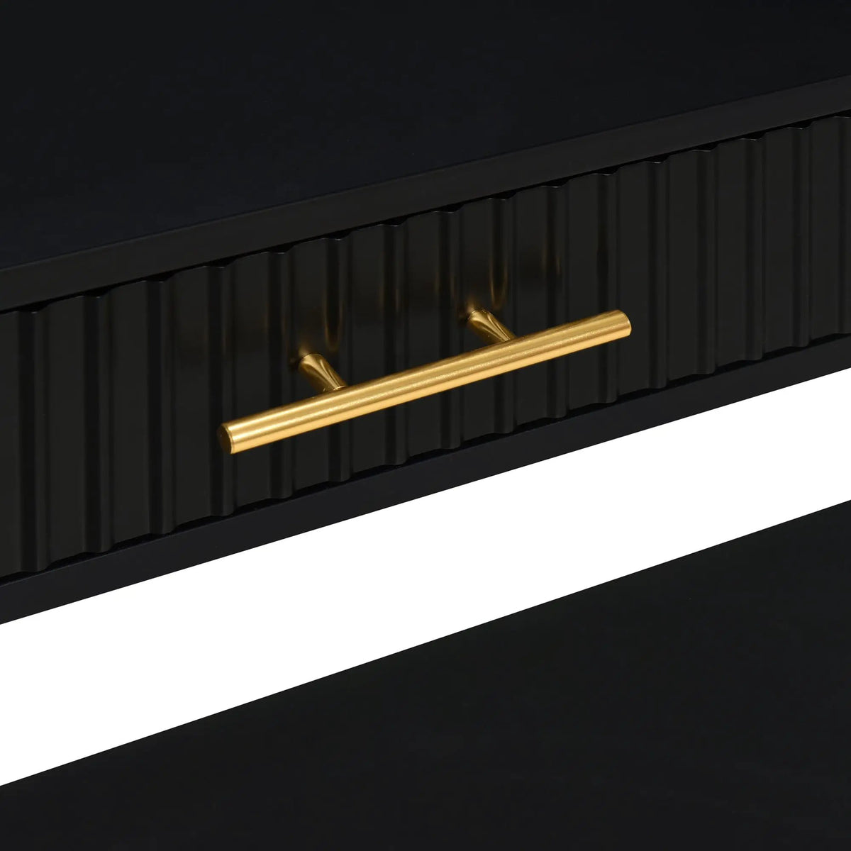U_STYLE 60" Painted Console Table with 3 Drawers by HouseOfZazla