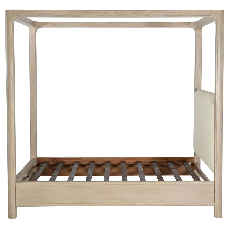 Solano 85-inch Eastern King Canopy Bed Weathered Mango by Unique Piece Furniture