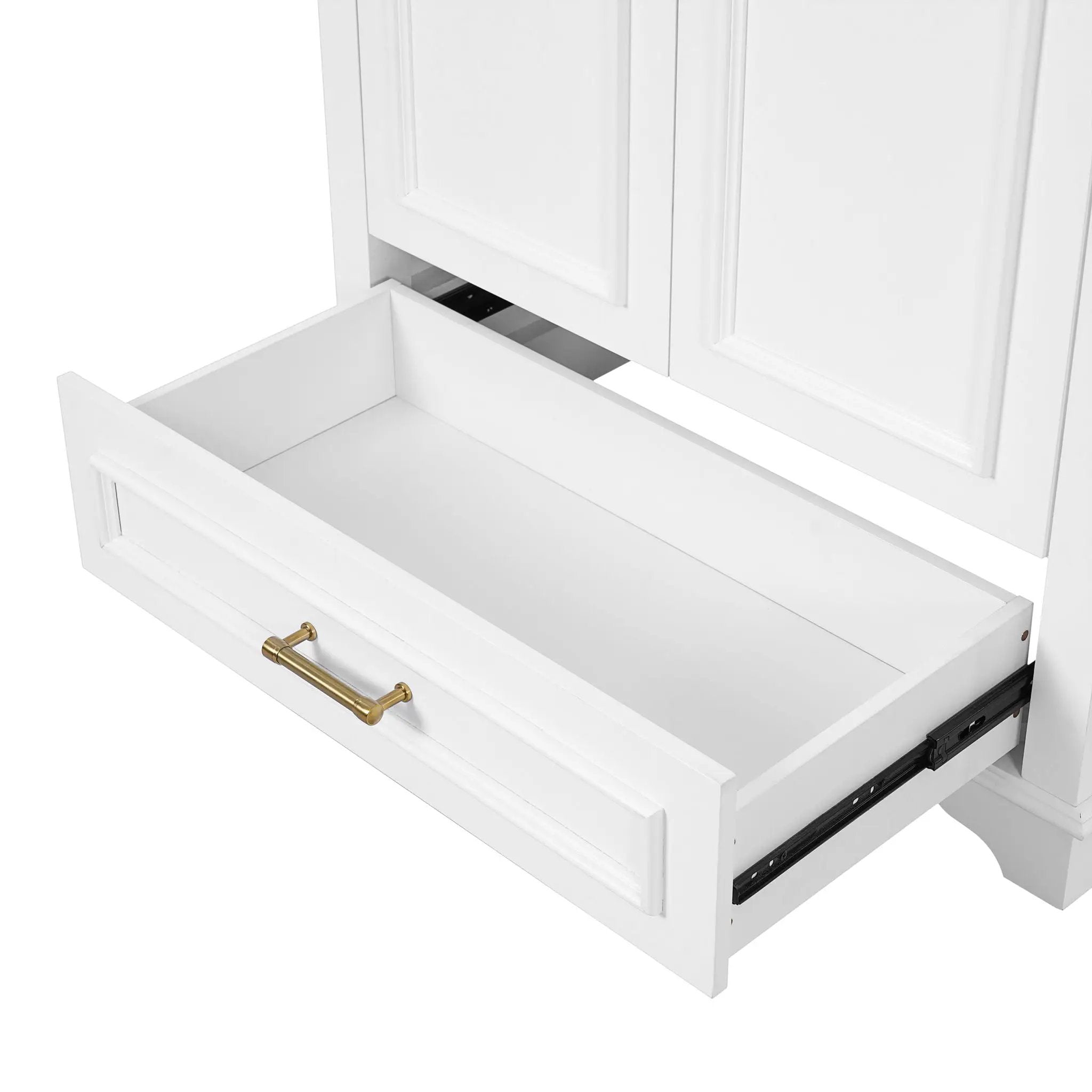 Bathroom Vanity With Sink, Cabinet & 2 Soft Closing Doors & Adjustable Shelf by HouseOfZazla