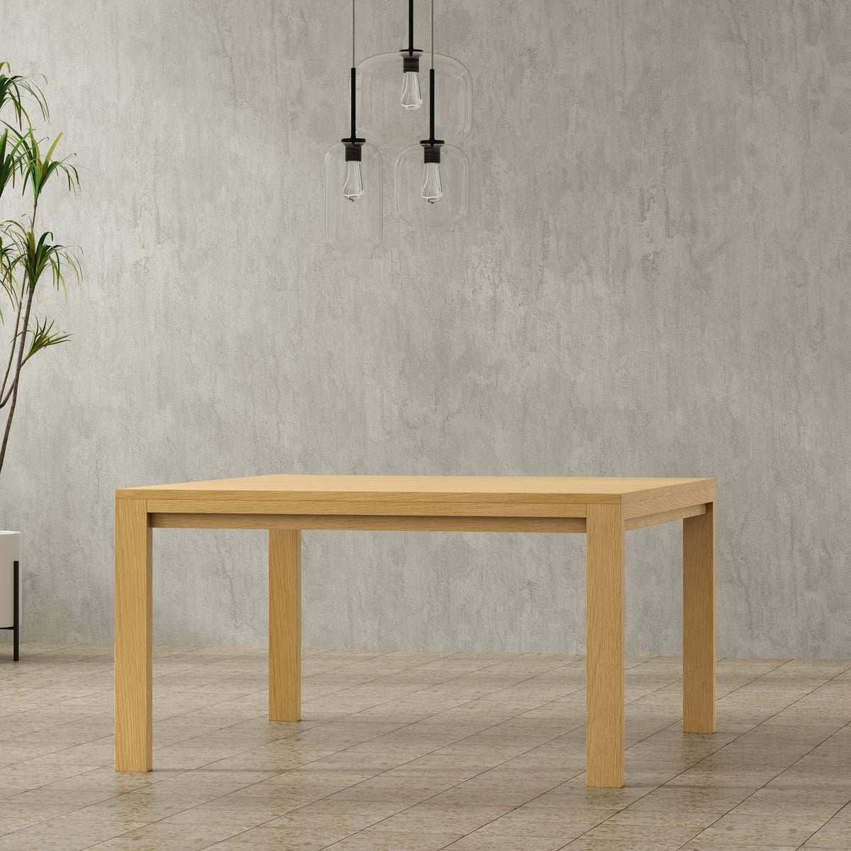 Handcrafted Dining Table with Solid Wood Veneer - Dark or Light Brown, photo 26 of 40
