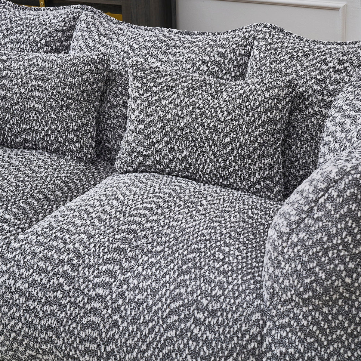 Comfortable Dual Beanbag Chair With High Resilience Foam Core For 2 People, photo 32 of 40