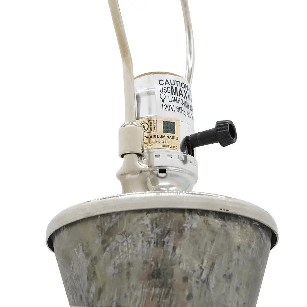 Hand-Finished Mercury Glass Table Lamp by HouseOfZazla