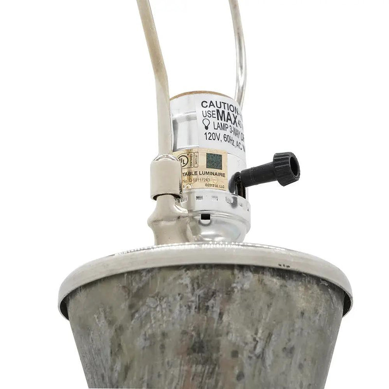 Hand-Finished Mercury Glass Table Lamp by HouseOfZazla