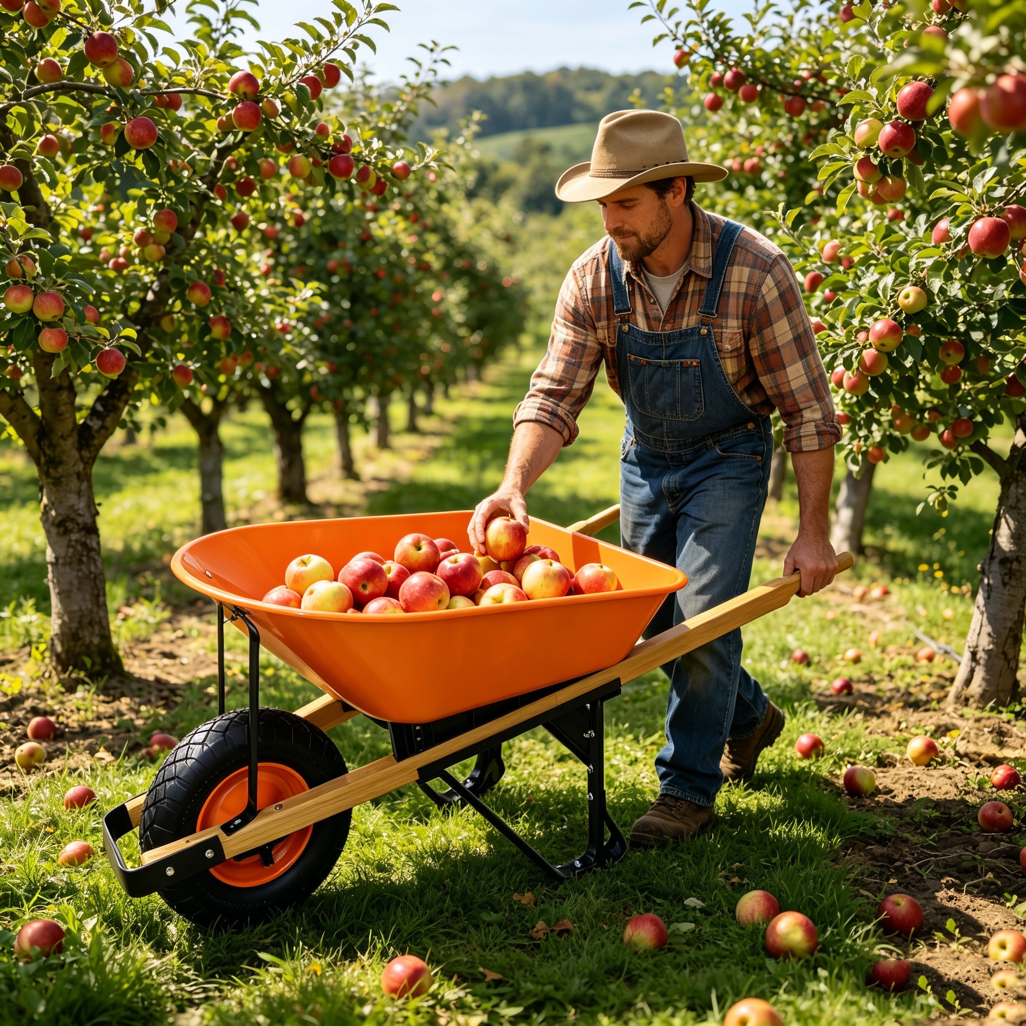 Steel Tray Wheel Barrow by HouseOfZazla