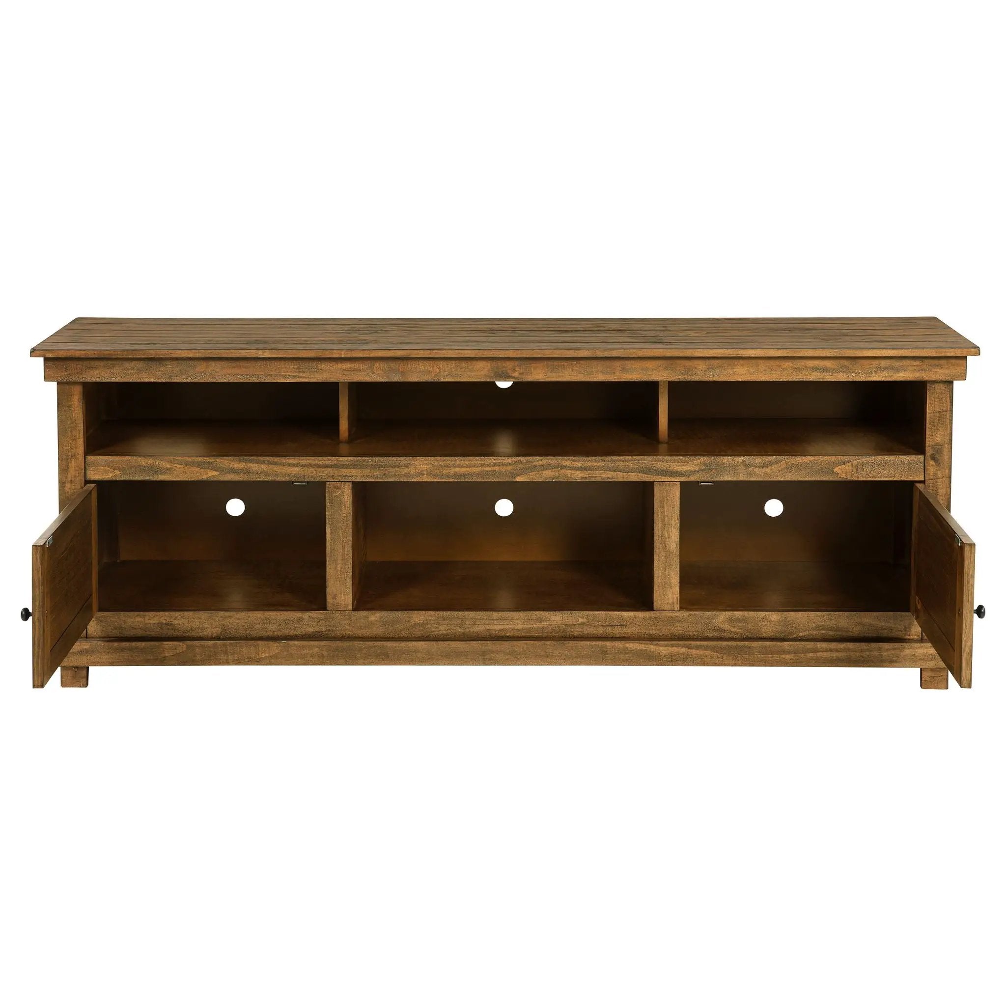 Payne 70-inch TV Stand Media Console Distressed Brown by Unique Piece Furniture